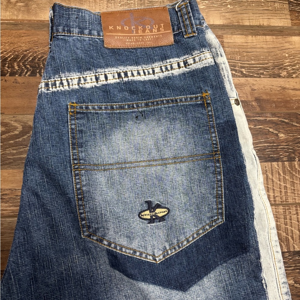 Vintage 90’s Knockout denim shorts